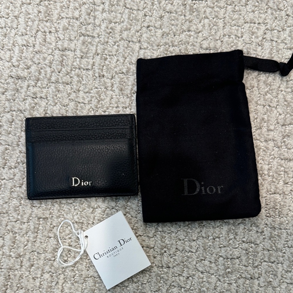 Dior Elegant Black Card Holder